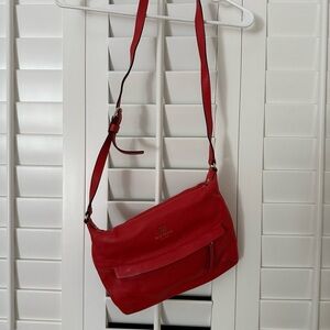 Kate Spade ♠️ Red Leather Crossbody Bag